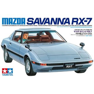 TAMIYA TAM 24375 MAZDA RX-7 SAVANNA 1/24 PLASTIC MODEL