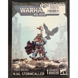 GAMES WORKSHOP WAR 99120101440 SPACE WOLVES NJAL STORMCALLER
