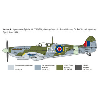 ITALERI ITA 1482 SPITFIRE MK.V / MK.IX 1/72 PLASTIC MODEL