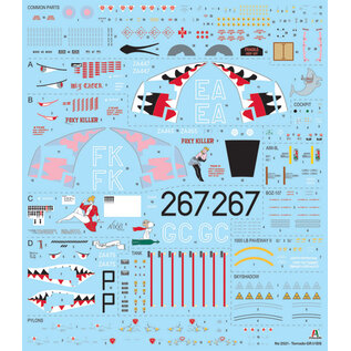 ITALERI ITA 2521 TORNADO GR.1 DESERT STORM 1/32 PLASTIC MODEL