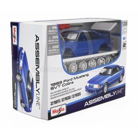 MAISTO MAI 39537  Maisto 1/24 AL 1993 Ford Mustang SVT Cobra (Metallic Blue)