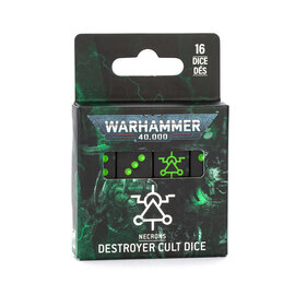 GAMES WORKSHOP WAR 99220110004 NECRONS DESTROYER CULT DICE