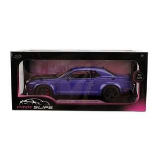 JADA TOYS JAD 36473 Jada 1/18 "Pink Slips" W7 - Dodge Challenger Demon