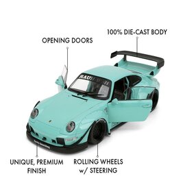 JADA TOYS JAD 36463 Jada 1/18 "Pink Slips" W5 - Porsche RWB Kei Sishi