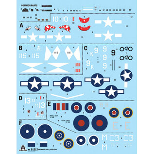 ITALERI ITA 91213 Hellcat F6F-3/5 plastic model kit 1:72