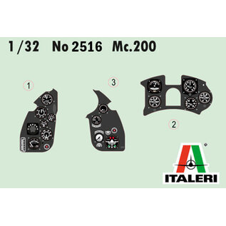 ITALERI ITA 2516 Macchi MC.200 Saetta 1:32 model kit