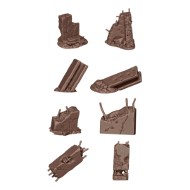 AK INTERACTIVE AKI BIT0023 AK Interactive Concrete Ruins - Basing Bits