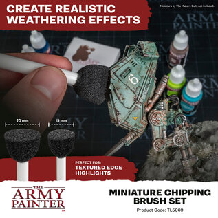 THE ARMY PAINTER TAP TL5069 Army Painter Miniature Chipping Brush Set