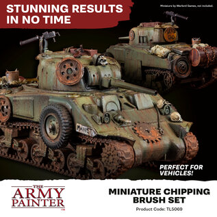 THE ARMY PAINTER TAP TL5069 Army Painter Miniature Chipping Brush Set