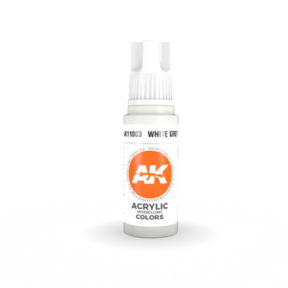 AK INTERACTIVE AK 11003 AK Interactive 3G Acrylic White Grey 17ml