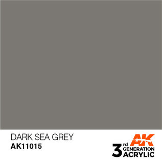 AK INTERACTIVE AK 11015 AK Interactive 3G Acrylic Dark Sea Grey 17ml