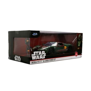 JADA TOYS JAD 36909 Jada 1/24 "Hollywood Rides" - 2005 Ford GT w/Boba Fett