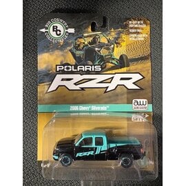 AUTOWORLD AW 07977 2006 CHEVY SILVERADO POLARIS RZR 1/64 DIE-CAST