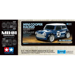 TAMIYA TAM 47515 MB-01 1/10 MINI COOPER RACING WITH ESC AND PRE-PAINTED BODY