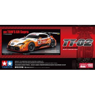 TAMIYA TAM 58703-600 au TOM'S GR SUPRA TT-02 1/10 CHASSIS W/ESC