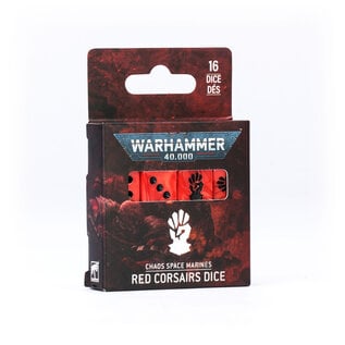 GAMES WORKSHOP WAR 99220102021 CHAOS SPACE MARINES RED CORSAIRS DICE
