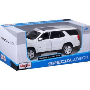 MAISTO MAI 31533-WHT 2021 CHEVROLET TAHOE WHITE 1/26 DIE-CAST