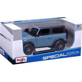 MAISTO MAI 31530-BL 2021 FORD BRONCO BADLANDS BLUE 1/24 DIE-CAST
