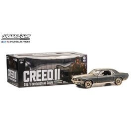 GREENLIGHT COLLECTIBLES GLC 13626 1967 FORD MUSTANG COUPE WEATHERED CREED II 1/18 DIE-CAST