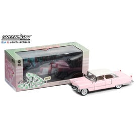GREENLIGHT COLLECTIBLES GLC 13648 1955 CADILLAC FLEETWOOD PINK 1/18 DIE-CAST