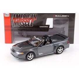 AUTOWORLD AW 1306 2003 SALEEN MUSTANG S281 SC SPEEDSTER DARK SHADOW GRAY 1/18 DIE-CAST
