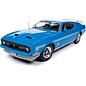 AUTOWORLD AW 1314 1972 FORD MUSTANG MACH 1 GRABBER BLUE 1/18 DIE-CAST