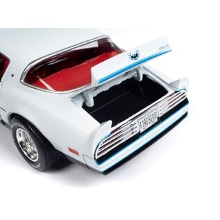 AUTOWORLD AW 1318 1977 PONTIAC FIREBIRD FORMULA GLOSS WHITE 1/18 DIE-CAST