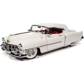 AUTOWORLD AW 316 1953 CADILLAC ELDORADO SOFT TOP ALPINE WHITE 1/18 DIE-CAST