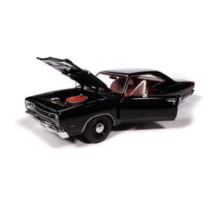 AUTOWORLD AW 1347 1969 DODGE CORONET SUPER BEE GLOSS BLACK 1/18 DIE-CAST