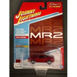 JOHNNY LIGHTNING JL 06813A 1991 TOYOTA MR2 TURBO CRIMSON RED 1/64 DIE-CAST