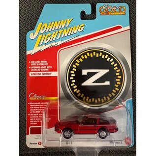 JOHNNY LIGHTNING JL 06818B 1984 NISSAN 300ZX TURBO REGATTA RED 1/64 DIE-CAST
