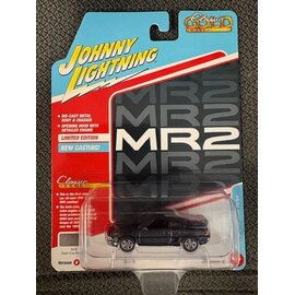 JOHNNY LIGHTNING JL 06819B 1991 TOYOTA MR2 TURBO BLUISH GRAY ARGENTUM 1/64 DIE-CAST