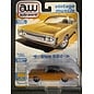 AUTOWORLD AW 07654A 1971 PLYMOUTH FURY III BAHAMA YELLOW 1/64 DIE-CAST