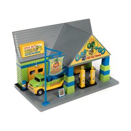 AUTOWORLD AW 317 RAT FINK GARAGE & TOW TRUCK SET 1/32 DIORAMA