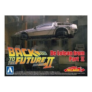 AOSHIMA AOS 05476 Aoshima Back To The Future 1/43 Pullback DELOREAN from PART 2
