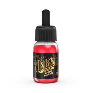 AK INTERACTIVE AK 16042 AK Interactive The INKS Fluor Red 30ml