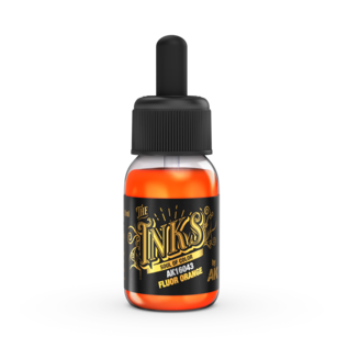 AK INTERACTIVE AK 16043 AK Interactive The INKS Fluor Orange 30ml