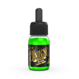 AK INTERACTIVE AK 16045 AK Interactive The INKS Fluor Green 30ml