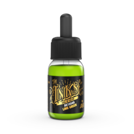AK INTERACTIVE AK 16049 AK Interactive The INKS Lime Green 30ml