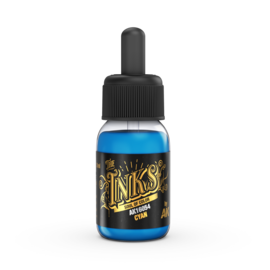 AK INTERACTIVE AK 16054 AK Interactive The INKS Cyan 30ml