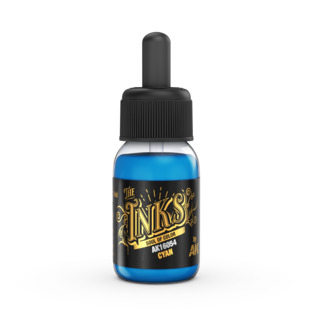 AK INTERACTIVE AK 16054 AK Interactive The INKS Cyan 30ml