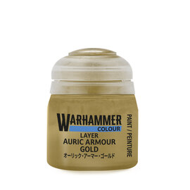 GAMES WORKSHOP WAR 2262 AURIC ARMOUR GOLD LAYER