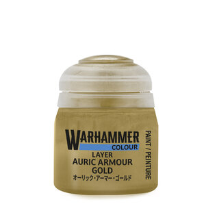 GAMES WORKSHOP WAR 2262 AURIC ARMOUR GOLD LAYER