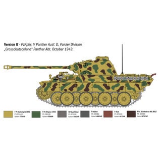 ITALERI ITA 90290 Pz. Kpfw. V Panther Ausf. D 1/35 Plastic Model