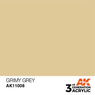 AK INTERACTIVE AK 11008 AK Interactive 3G Acrylic Grimy Grey 17ml