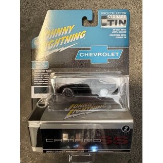 JOHNNY LIGHTNING JL 07803 2002 CHEVY CAMARO SS 35TH ANNIVERSARY ONYX BLACK 1/64 DIE-CAST