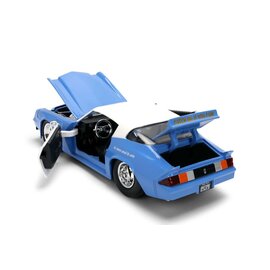 JADA TOYS JAD 36626 Jada 1/24 "BIGTIME Muscle" 1979 Chevy Camaro Highway Drag - Glossy Blue White DIE-CAST