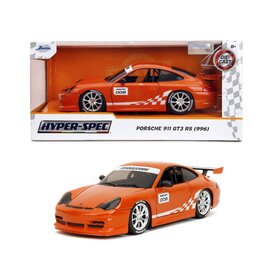 JADA TOYS JAD 35138 Jada 1/24 "Hyper-Spec" PORSCHE 911 GT3 RS 996.2 DIE-CAST