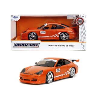 JADA TOYS JAD 35138 Jada 1/24 "Hyper-Spec" PORSCHE 911 GT3 RS 996.2 DIE-CAST