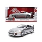 JADA TOYS JAD 37492 Jada 1/24 "JDM Tuners" 1995 Toyota Supra Metallic Silver DIE-CAST